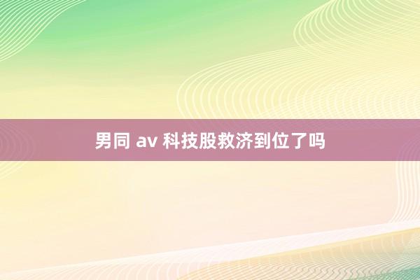 男同 av 科技股救济到位了吗